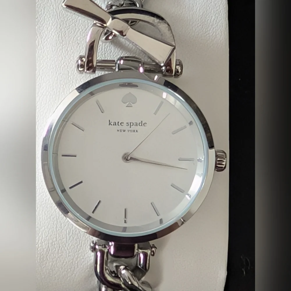 Kate SpadeHolland Silver Dial Stainless Steel Twist Ladies Watch